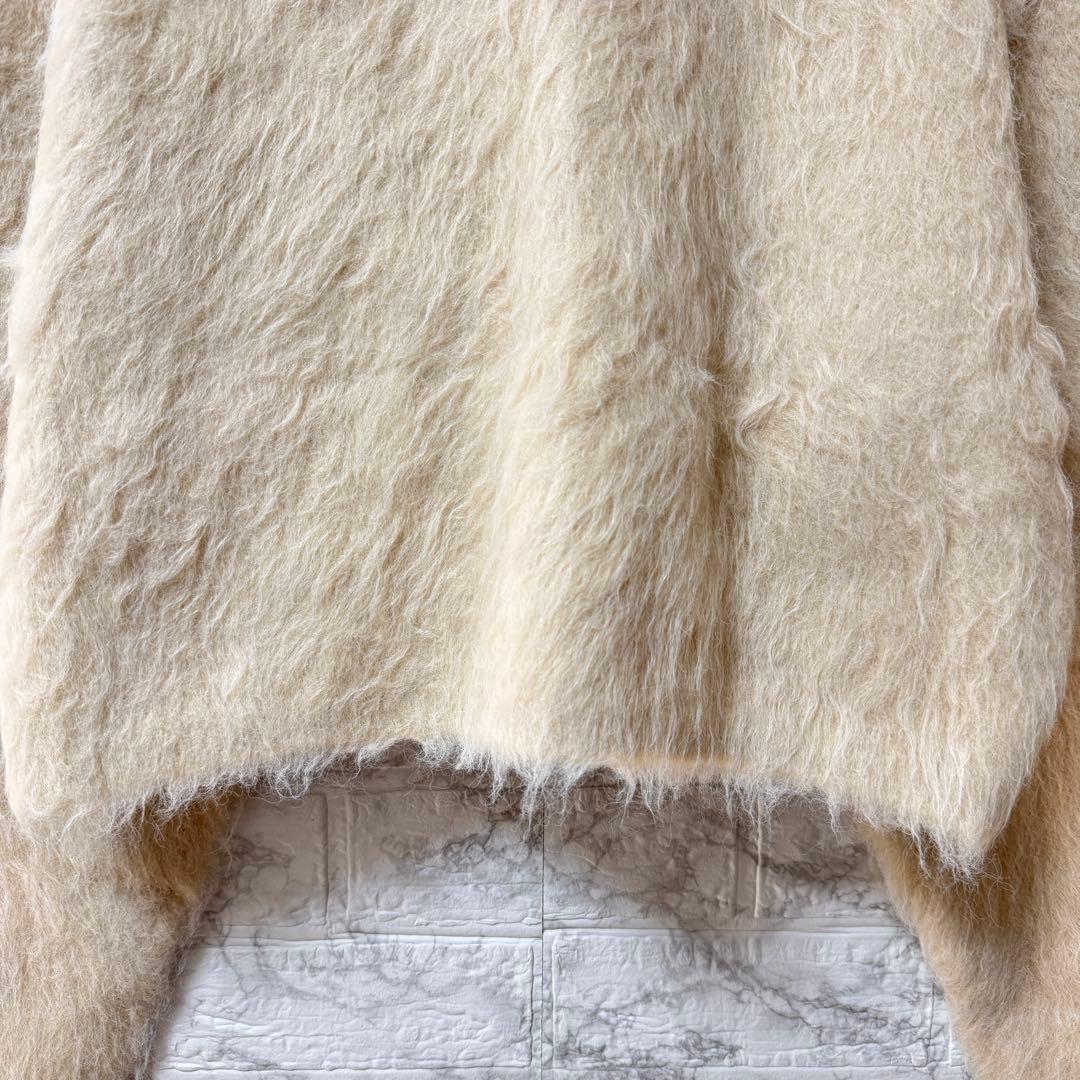 【美品 】ADAM ET ROPÉ アルパカフラッフィーカーディガン F