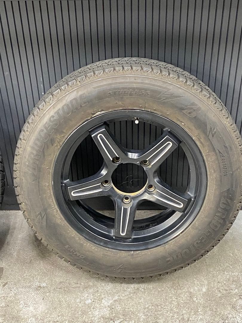 ジムニー 純正アルミ ブリヂストン ブリザックDM-V3 スタッドレス
