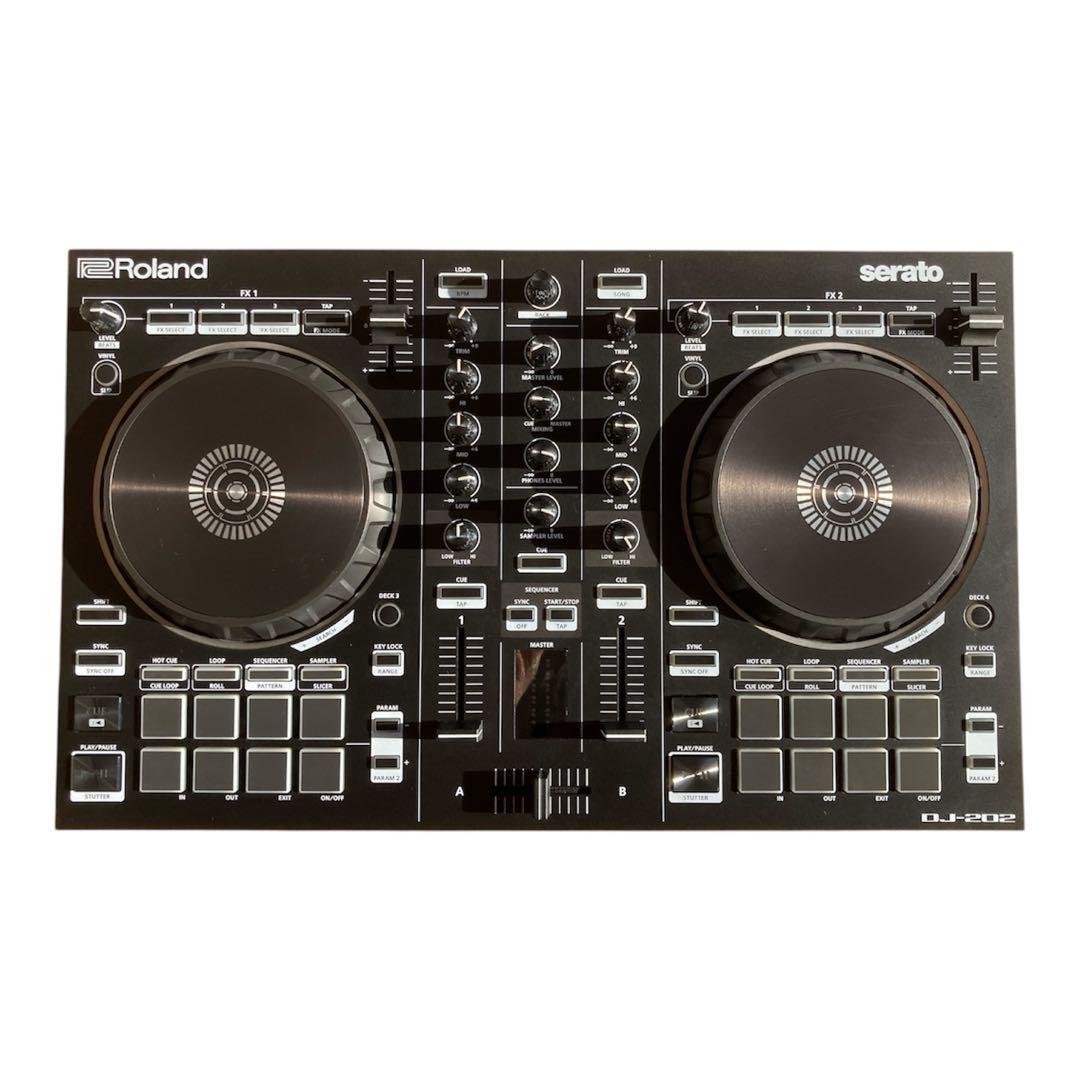 【美品】Roland DJ-202 DJコントローラー おまけ2点付き