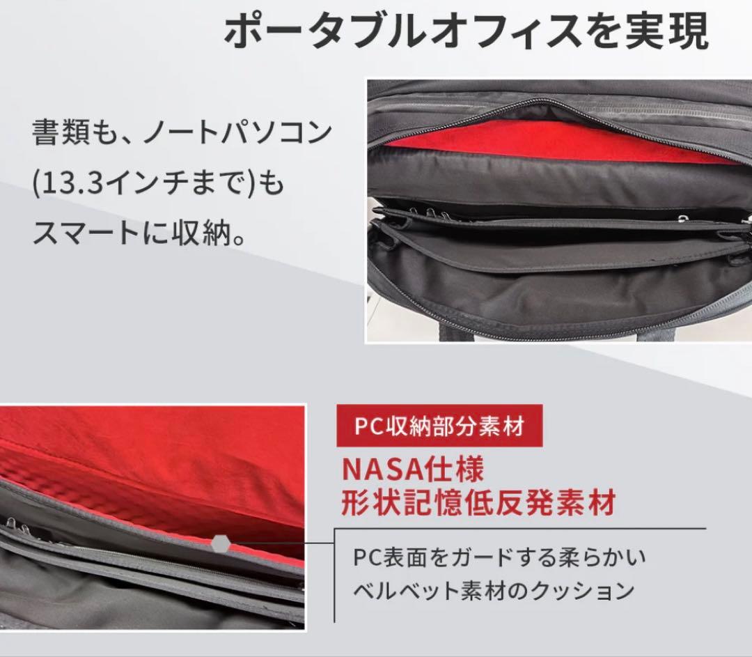 LAT56° ブリーフケース URBAN WARRIOR拡張型 13.3PC対応