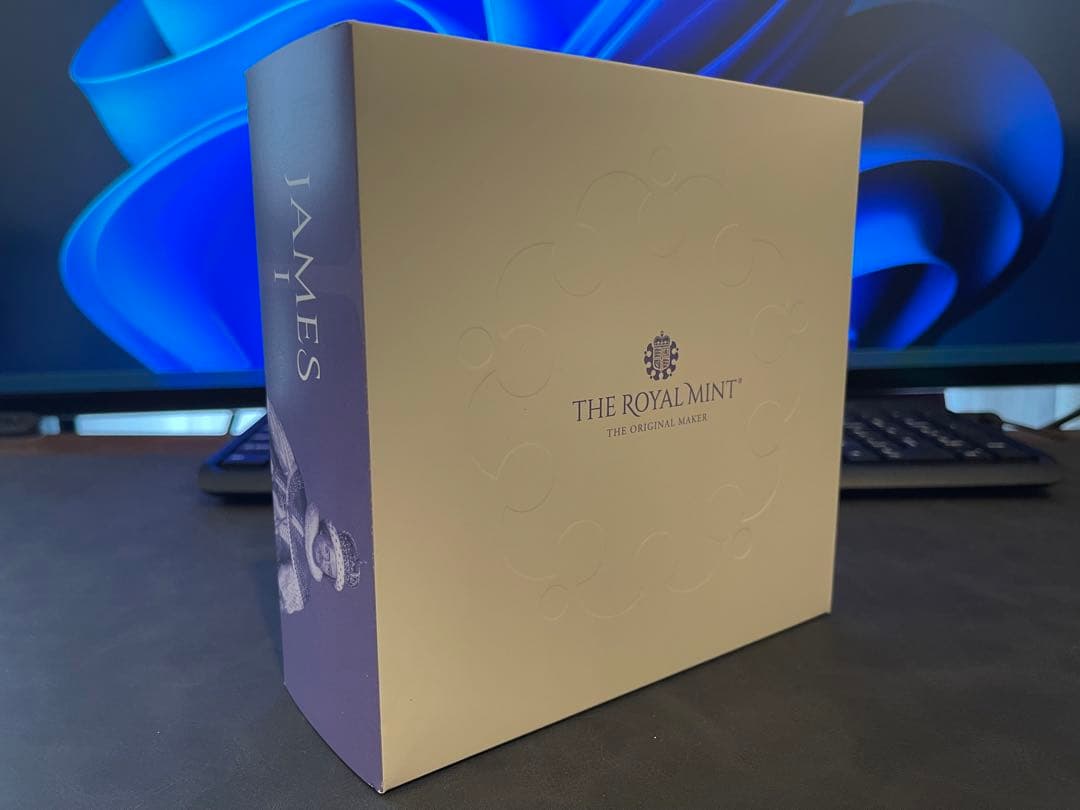 ミ*9様 2022年イギリス ジェームズ１世 5oz 10ポンド銀貨