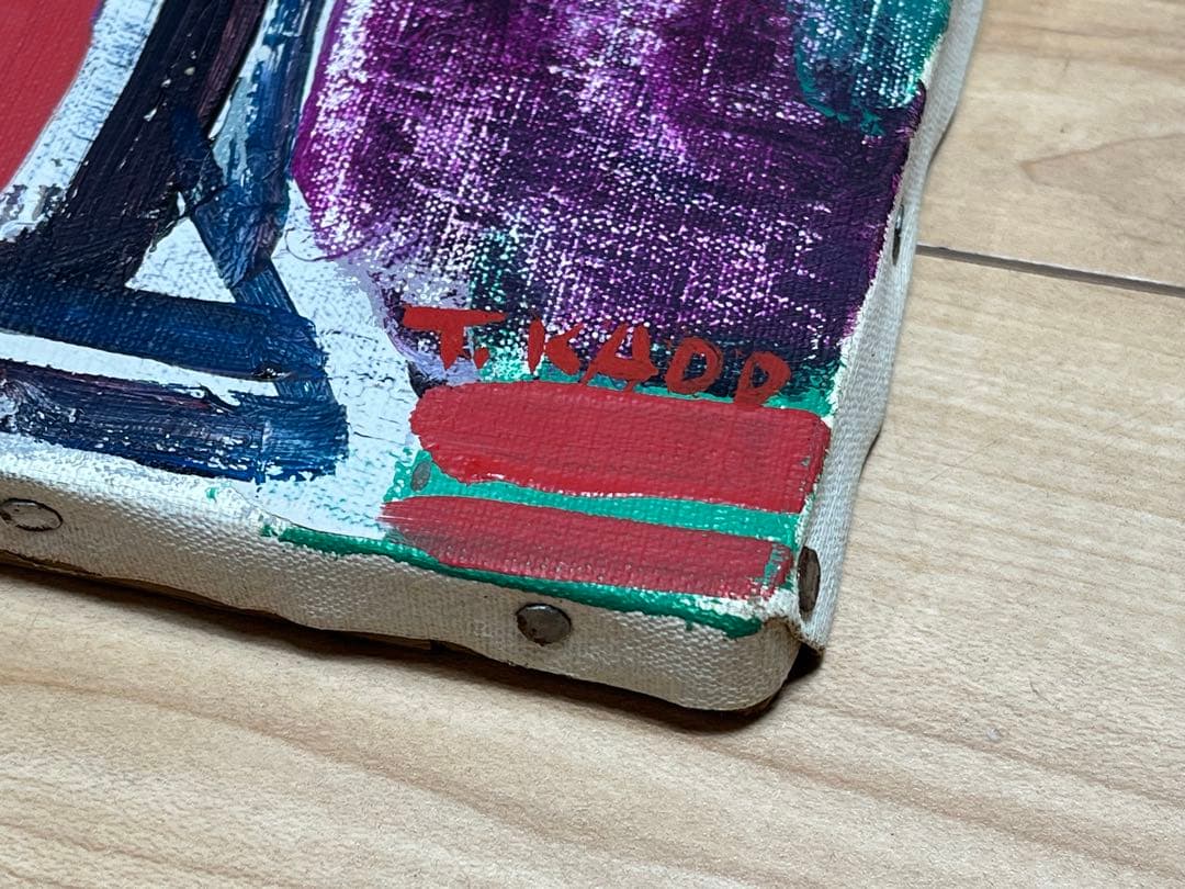 角卓 Taku kado 「華(幼花)」油絵 油彩 肉筆 / 真作保証