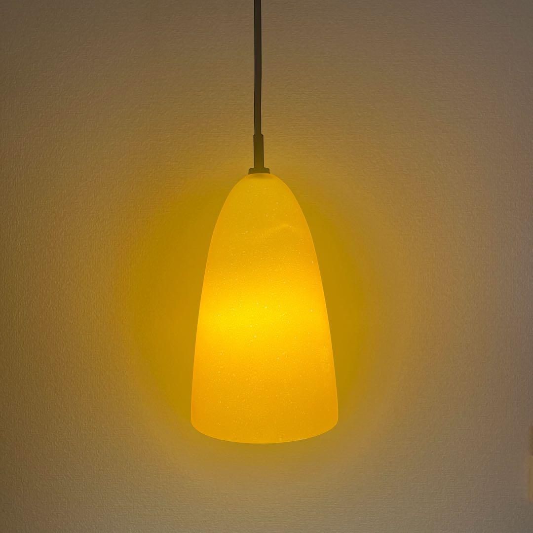 MAXRAY グラスランプ ペンダントライト 赤・黄 全4個まとめセット