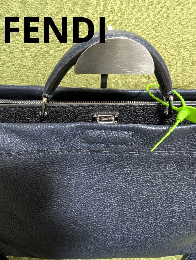 FENDI フェンディ レザー 2WAY バッグ 安心鑑定