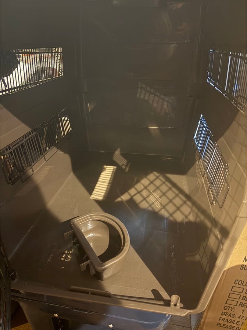 アイリスオーヤマ ペットキャリー 猫 キャリー 大型犬用 ブラウン Lサイズ