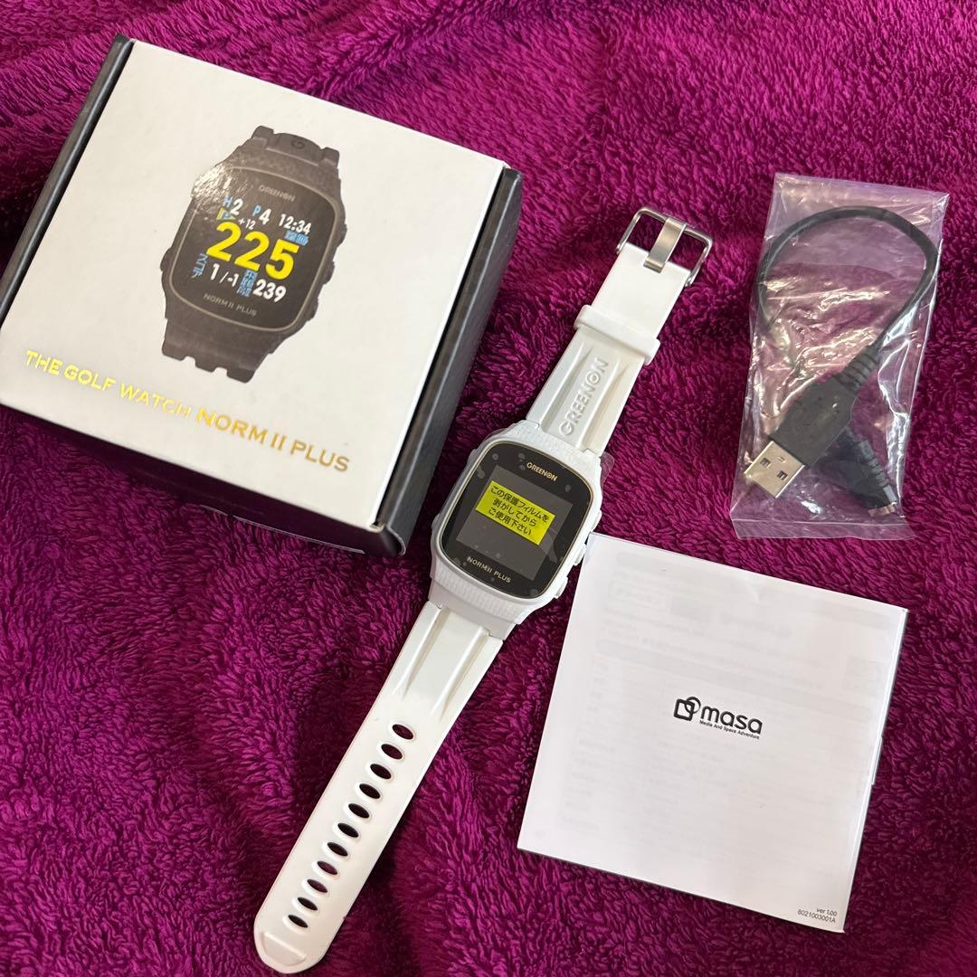 GREENON NORM II PLUS ゴルフ用GPSウォッチ　ほぼ新品！
