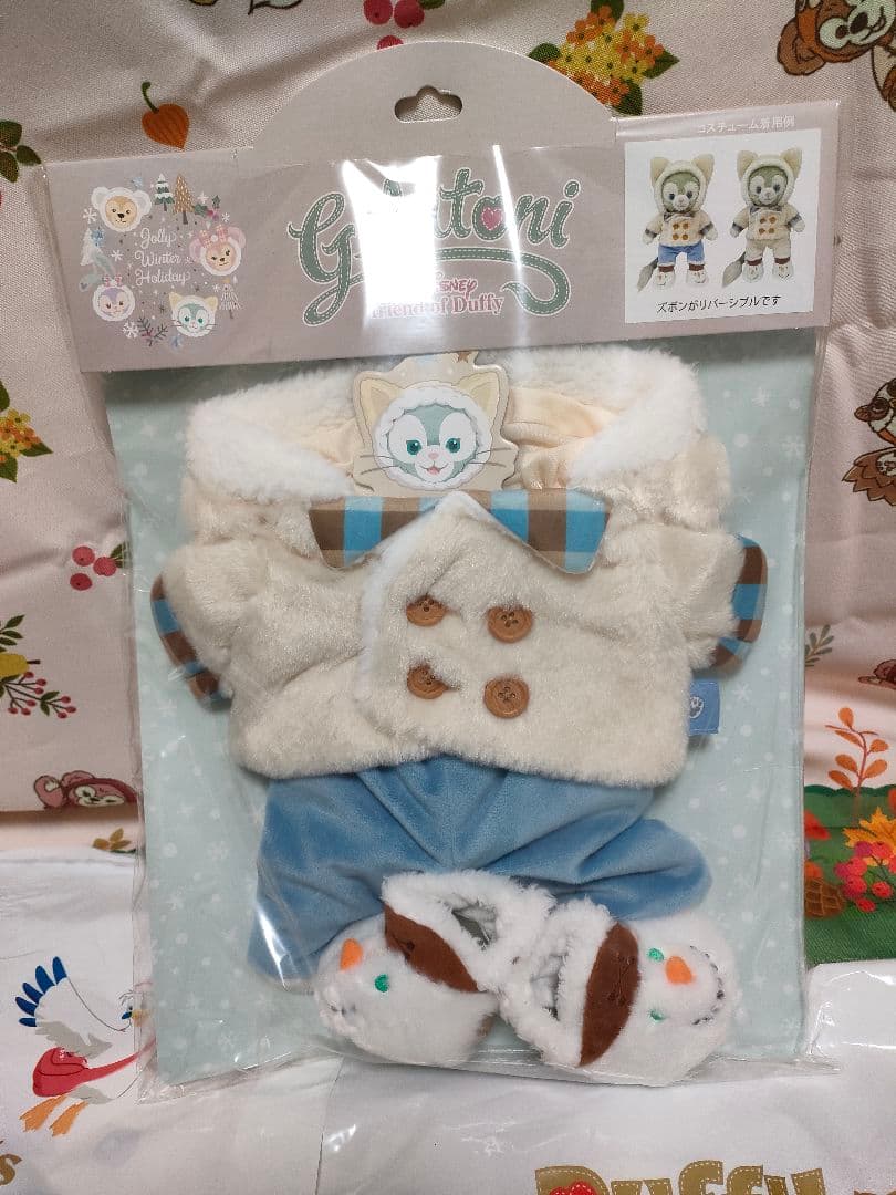 新品 ジェラトーニ 台紙付き コスチューム ウィンターホリデー ダッフィーフレン