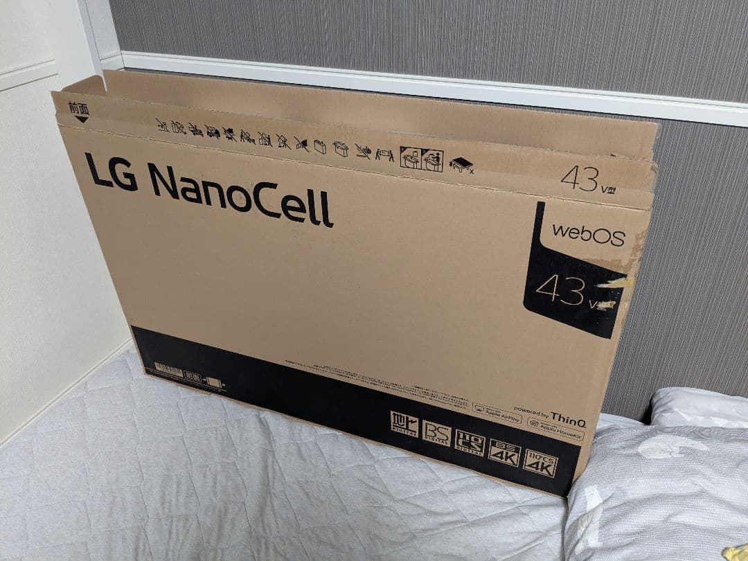 LG NanoCell 43インチ 4K テレビ 本体