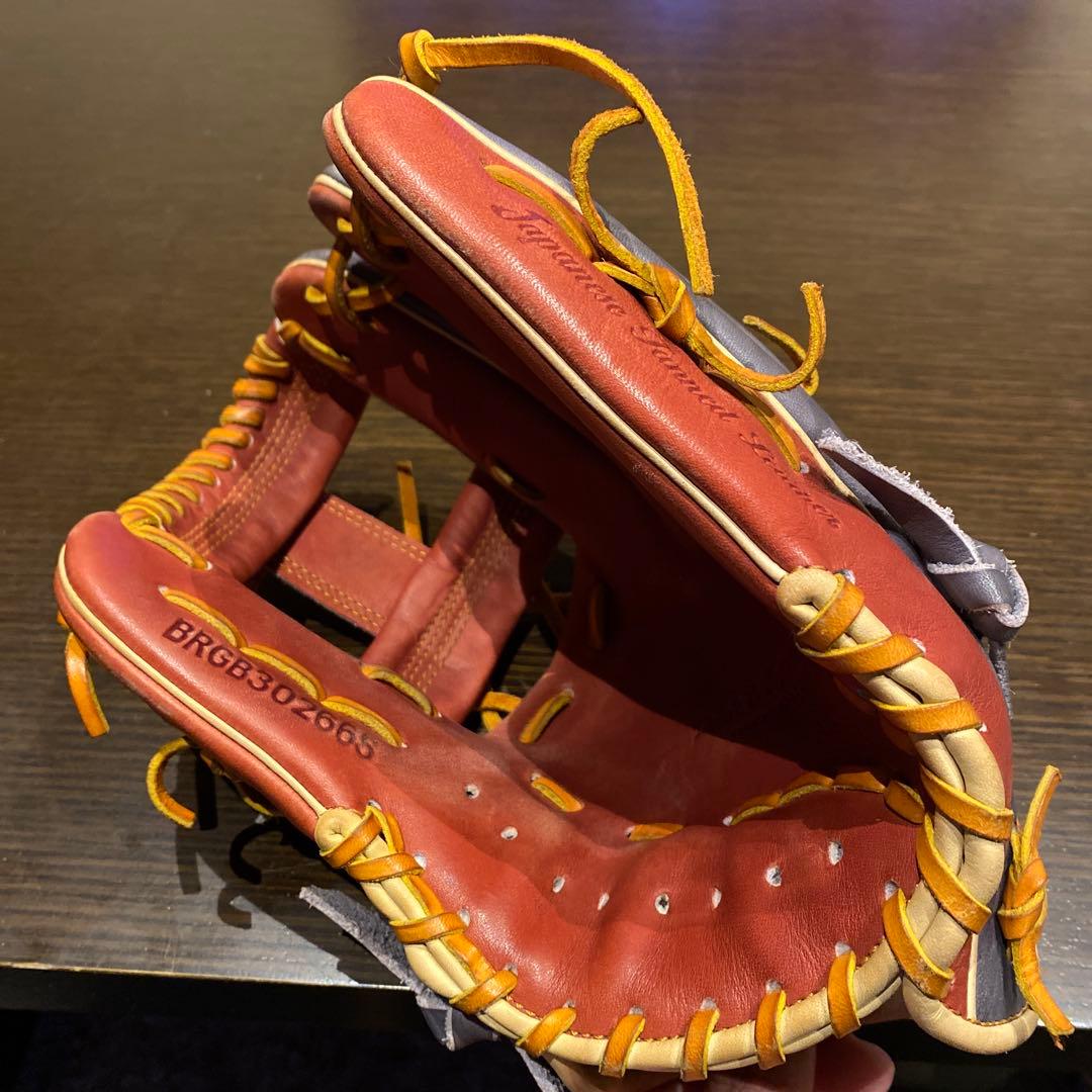 ZETT 軟式用グローブ 今宮モデルBCパターン グレー/ブラウン