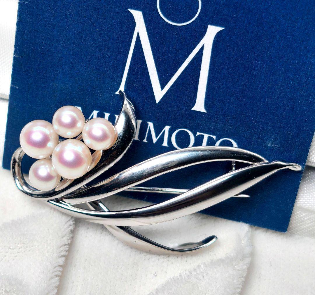 【極美品 最高級!!】ミキモト ブローチ パール フォーマル 正規品 皇室御用達