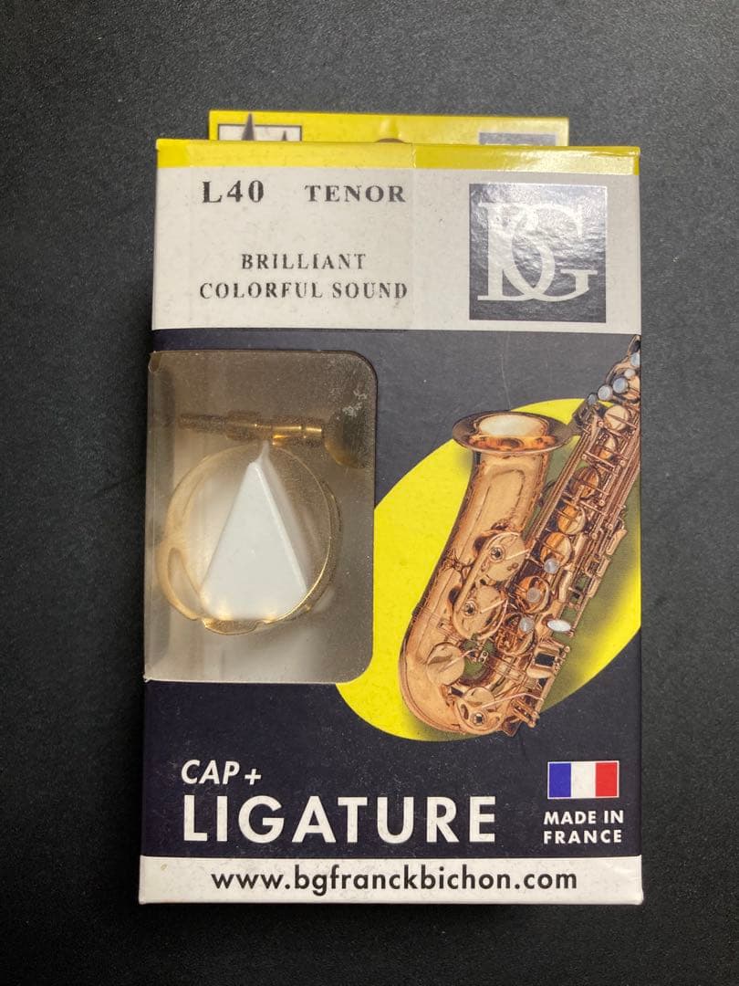 BG L40 テナーサックスリガチャー、キャップ