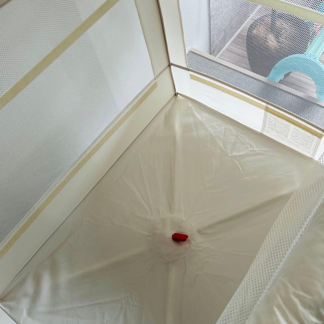 Aprica アップリカ ココネルエアー ホワイト 折り畳みベビーベッド