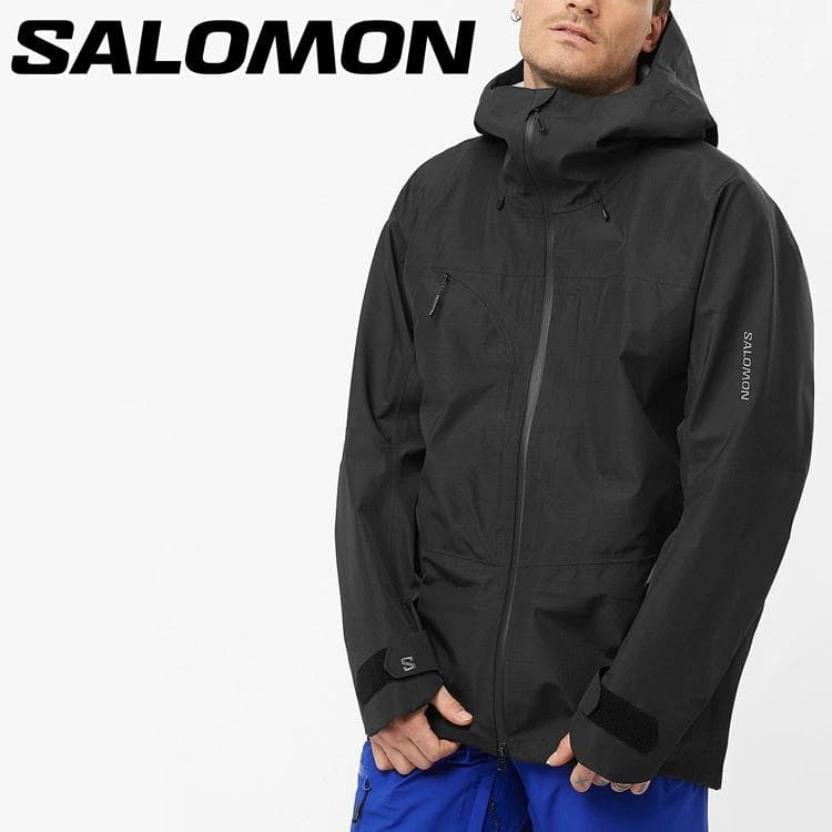 新品 サロモン SONIC 3レイヤー ジャケット LC2285700 M 黒