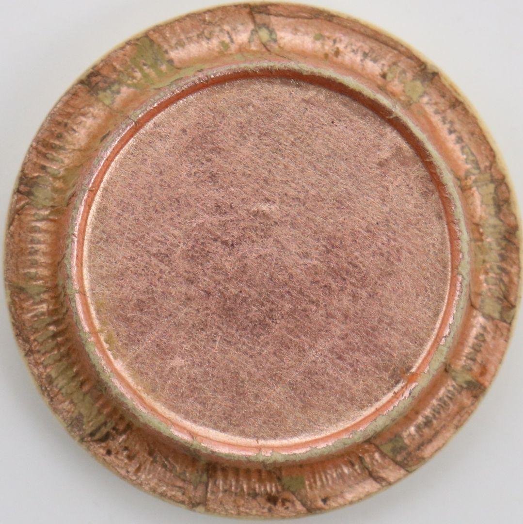 笹山登古作 高取焼 鶴首茶入 利休梅緞子仕覆 茶道具 共箱　V910　N9