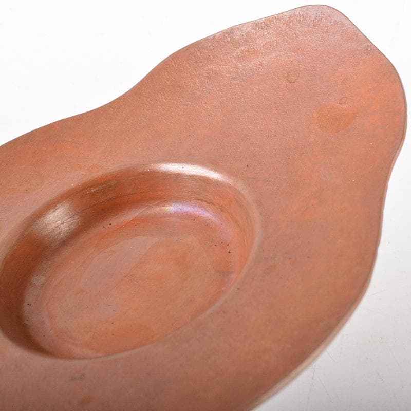 煎茶道具　素銅　木瓜式　茶托　十八客　合計約1429g　在銘　共箱　MR7539