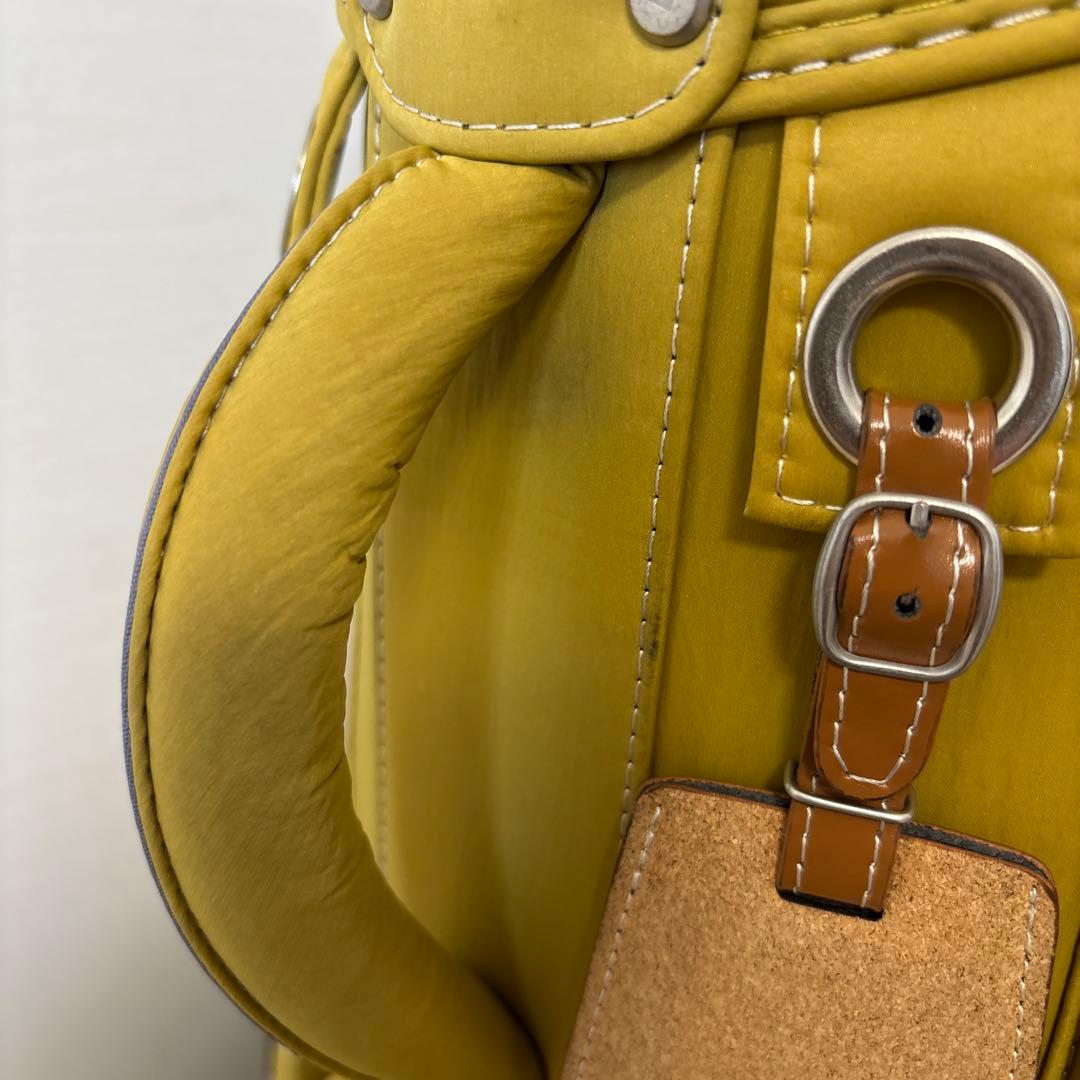 オノフ　キャディバッグ　マスタード