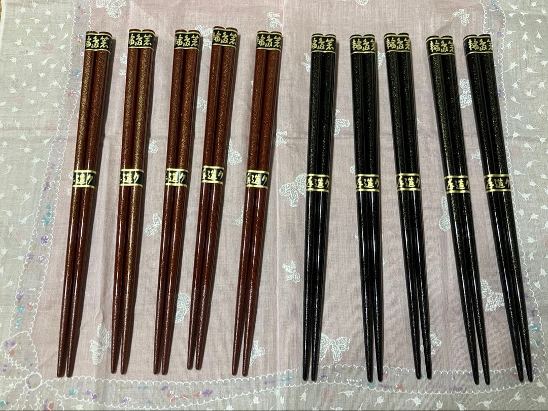 【未使用】輪島塗★手造り★高級★天然木★箸 10組セット