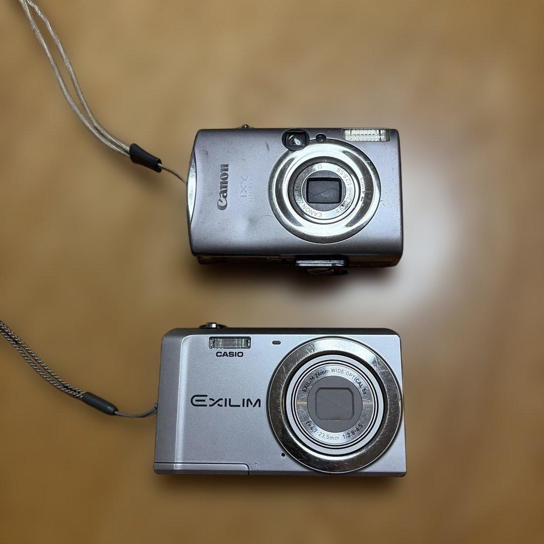 ジャンク２台　EXLIM EX-Z27　＆　IXY pc1209