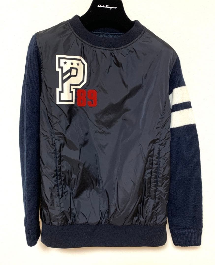 ☆美品☆パーリーゲイツ　レディース　ナイロン　ウール　中綿ブルゾン　セーター