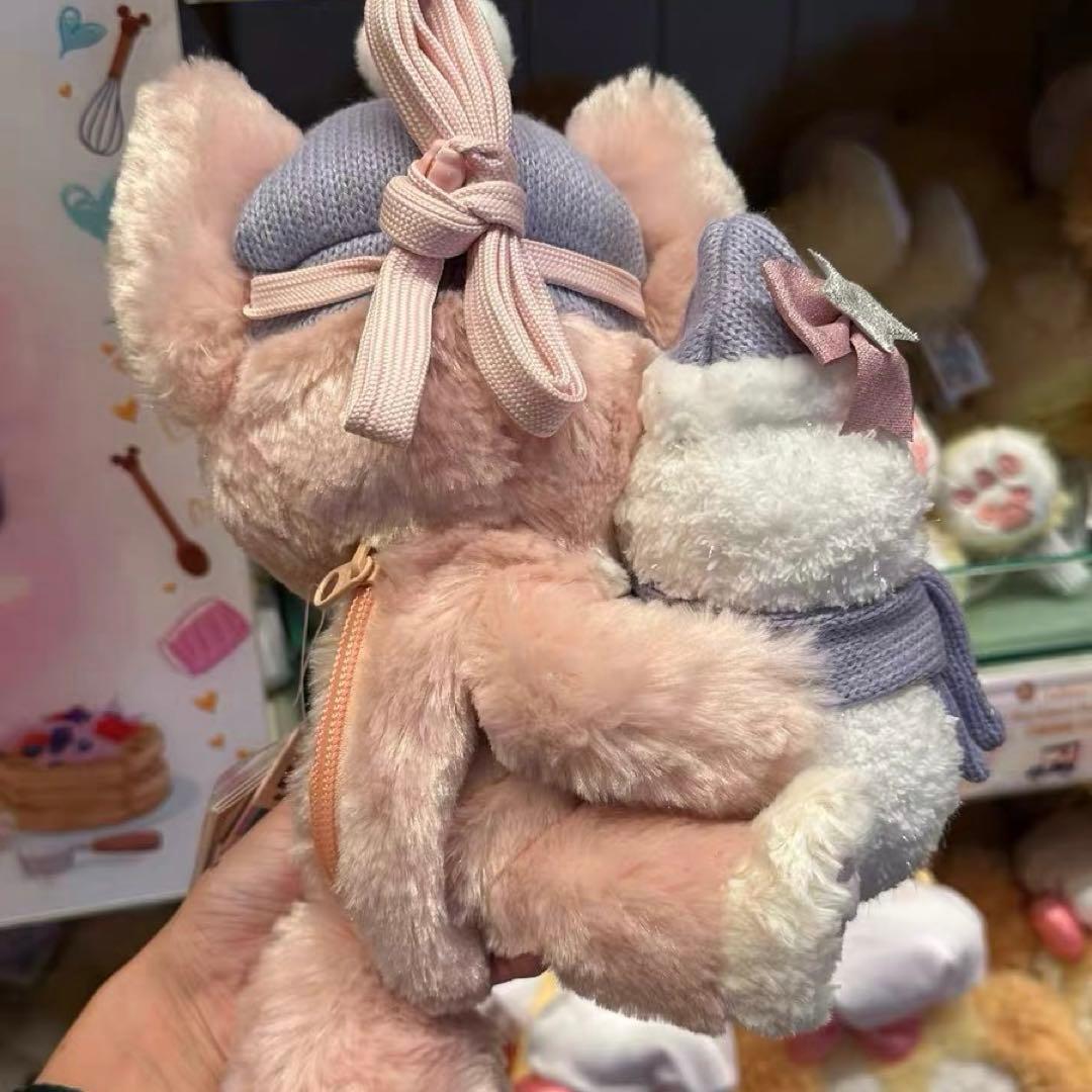 香港ディズニー　クリスマス　リーナベル雪だるま　ぬいぐるみショルダーバッグ