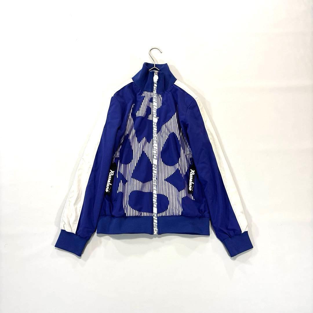 ラッセルノゴルフ　ブルゾン　0/S ネイビー　ルチャ　モックネック　レディース