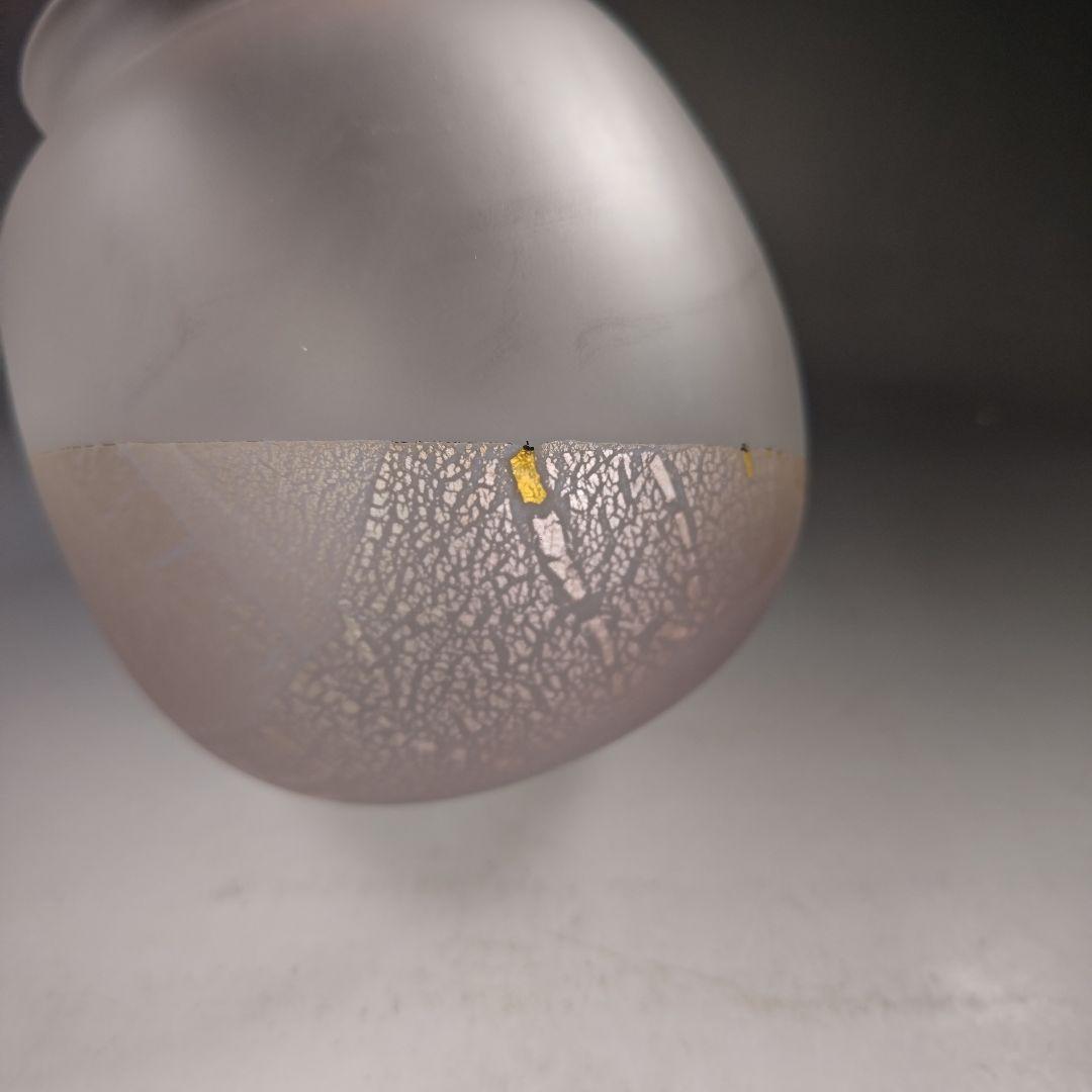 イ942 水指『高橋幸夫作』『ガラス硝子　水指　共箱』茶道具