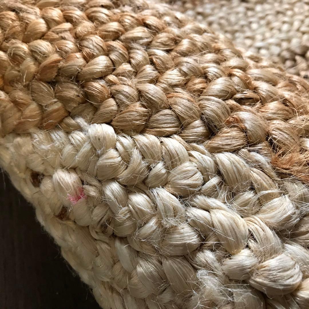 139x204cm ラグ ラグマット 麻 ジュート 夏用 天然素材 アジアン