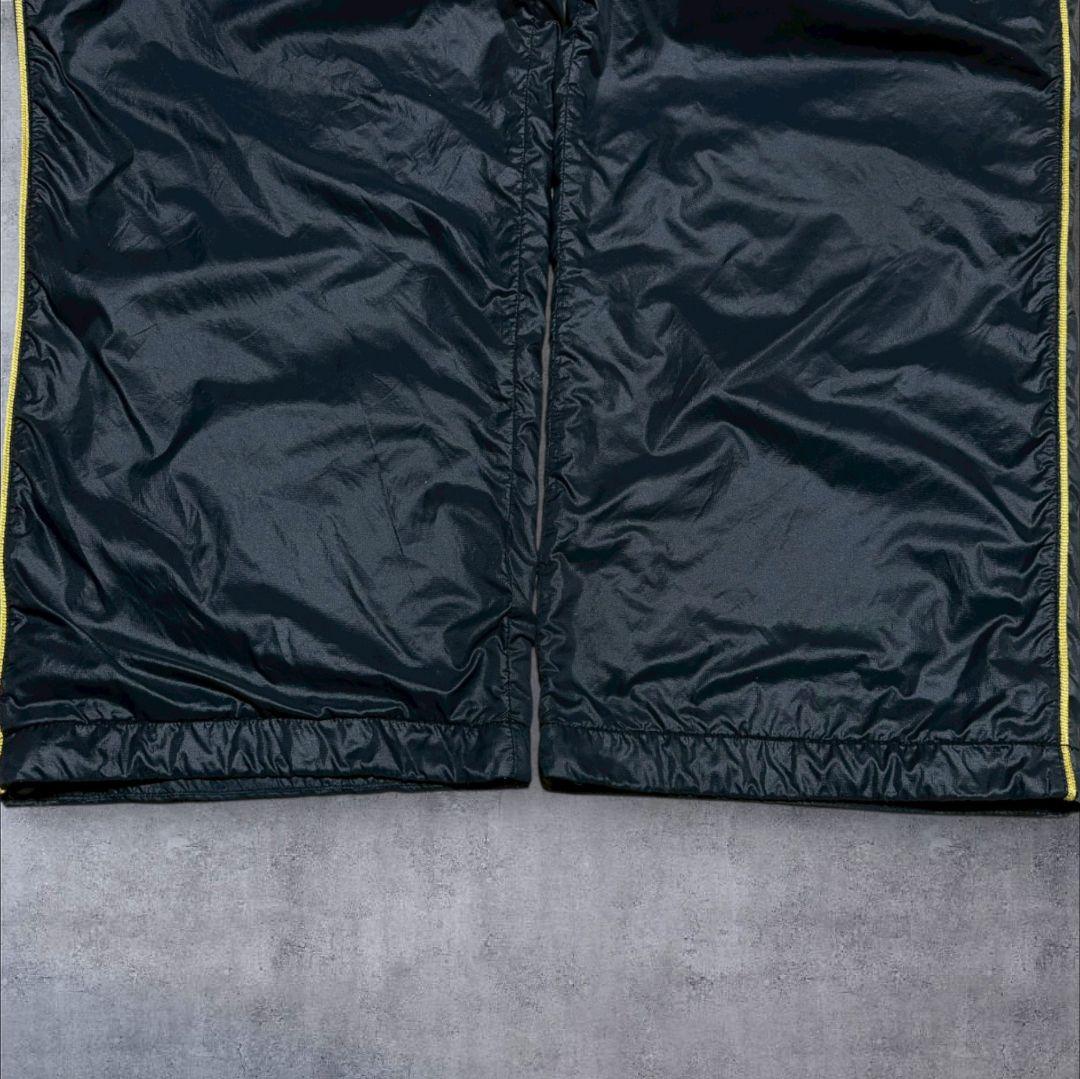 00s NIKE ナイキ セットアップ 大きいサイズ ナイロン 金刺繍 黒 XL