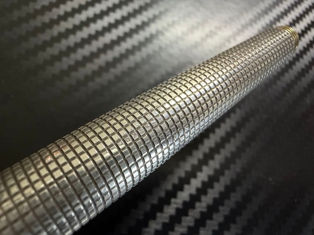 極美品 パーカー 75 シズレ XF 極細字 万年筆 スターリングシルバー