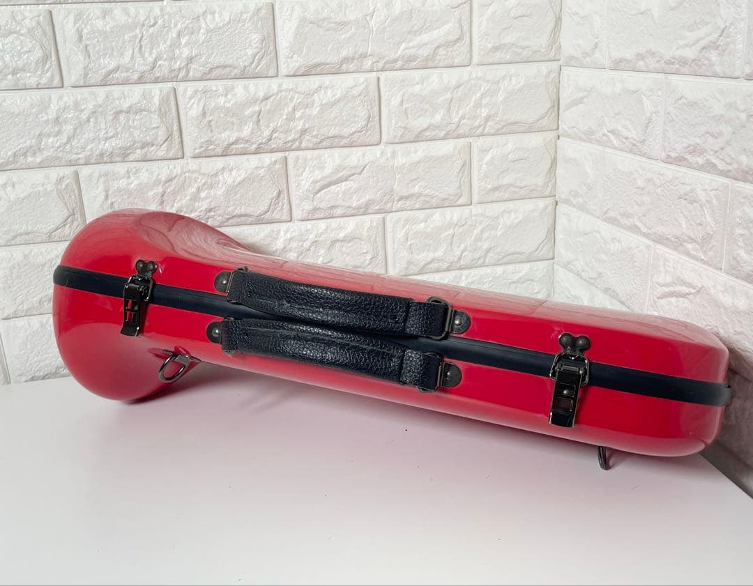 C.C.シャイニーケースII トランペット用 ハードケース レッド