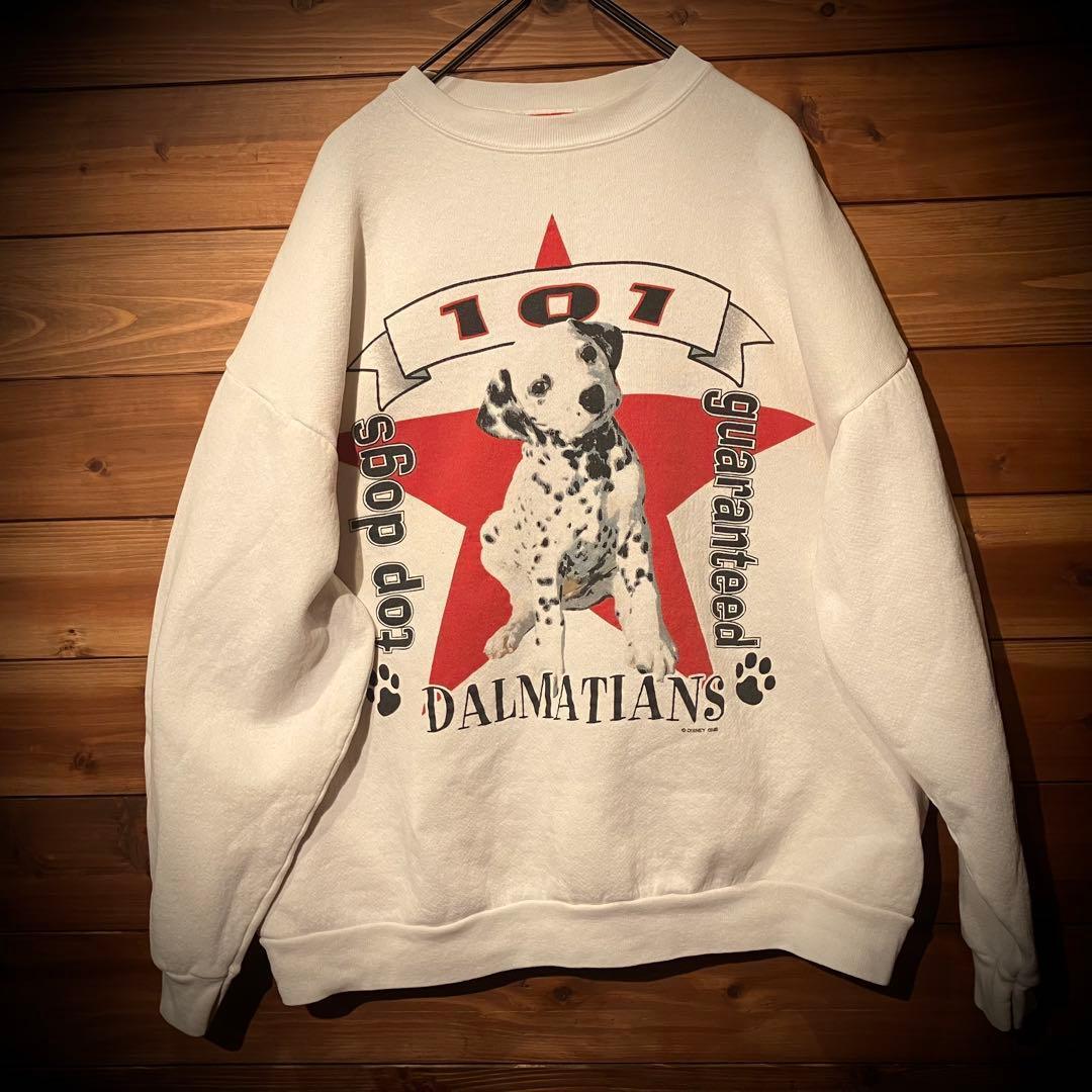disney 101匹わんちゃん　101dalmatians スウェット　dog