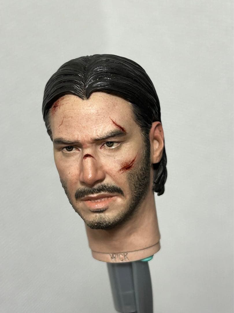1/6 カスタムヘッド 『ジョン・ウィック チャプター2』バトルダメージ