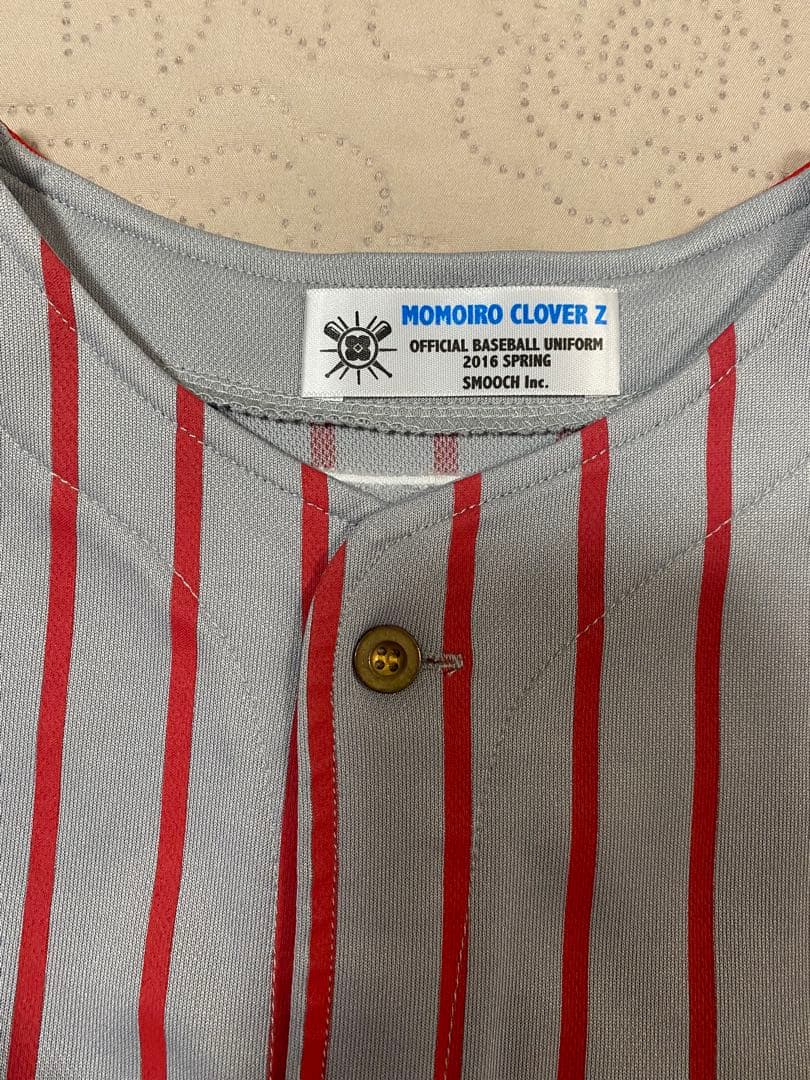百田夏菜子　ユニフォーム　ももいろクローバーZ　ベースボールシャツ　ももクロ