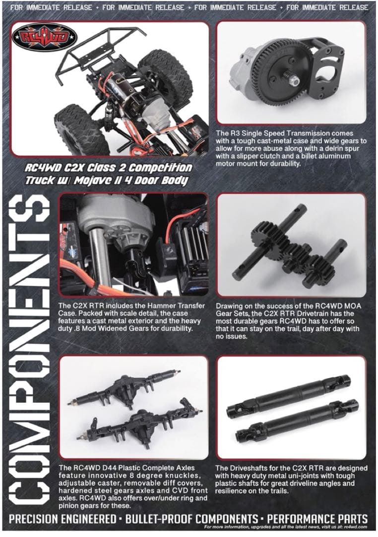 新品未開封RC4WD C2X Class 2 Competition Truck