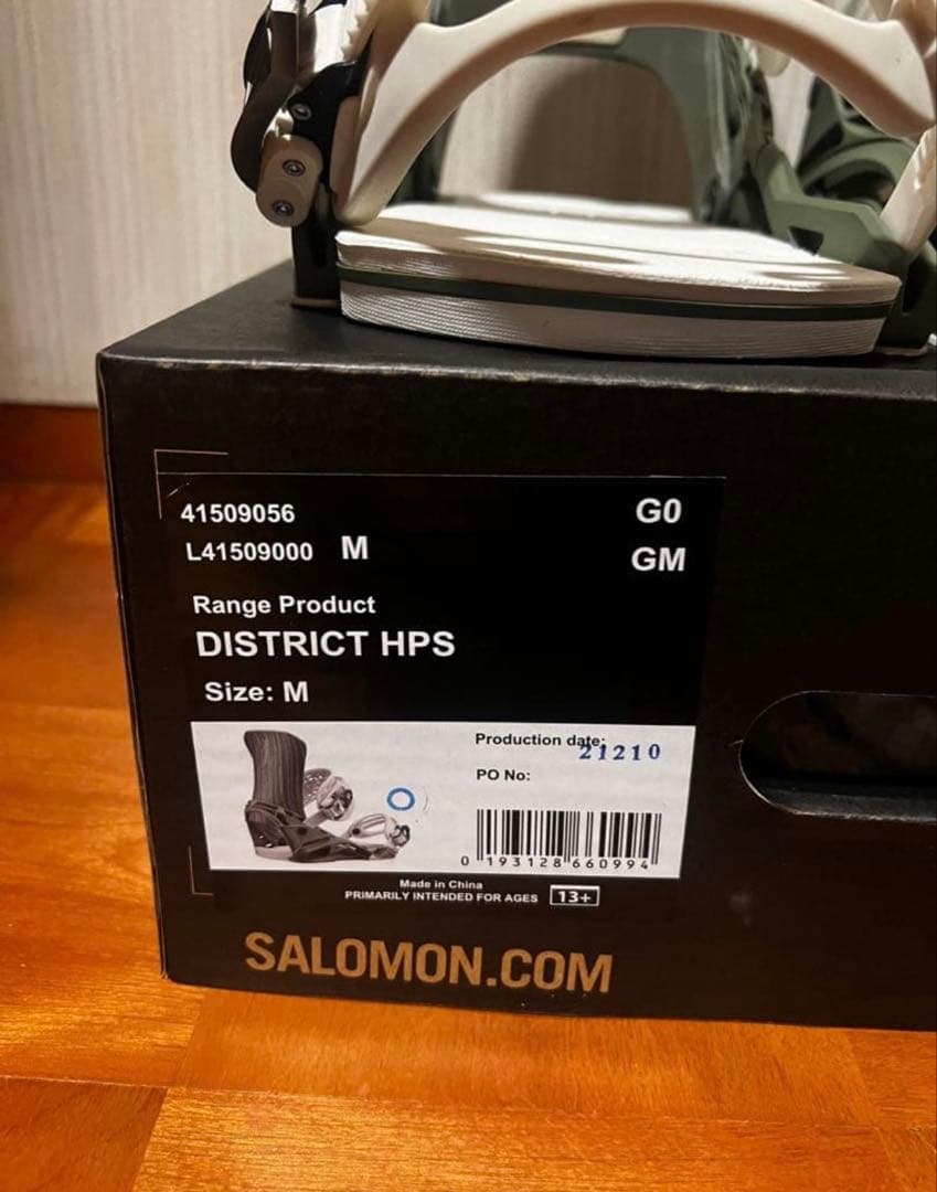 おみSalomonhpsdistrictmスノーボードビンディングサロモン