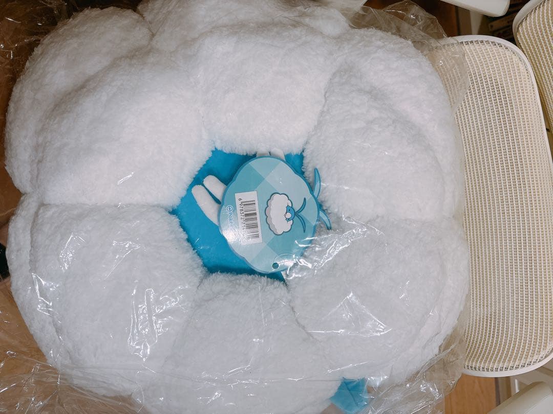 ポケセン上海限定 チルット ぬいぐるみ 抱き枕 ふわふわ