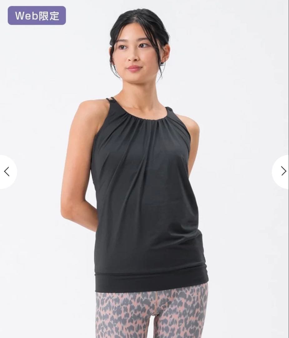 SUKALA フロントギャザークロスキャミソール