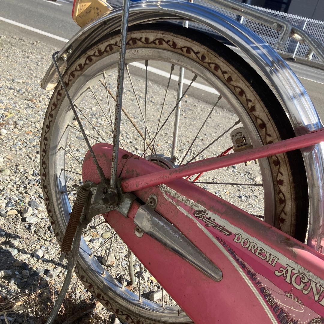 ビンテージ ブリヂストン アグネスチャン 幼児用自転車 アグネスドレミ 当時物