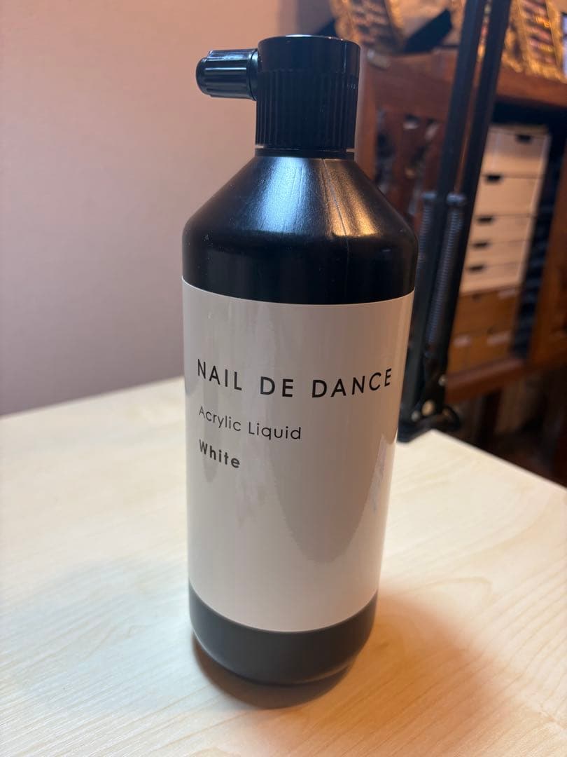 NAIL DE DANCE アクリルリキッド ホワイト 800ml