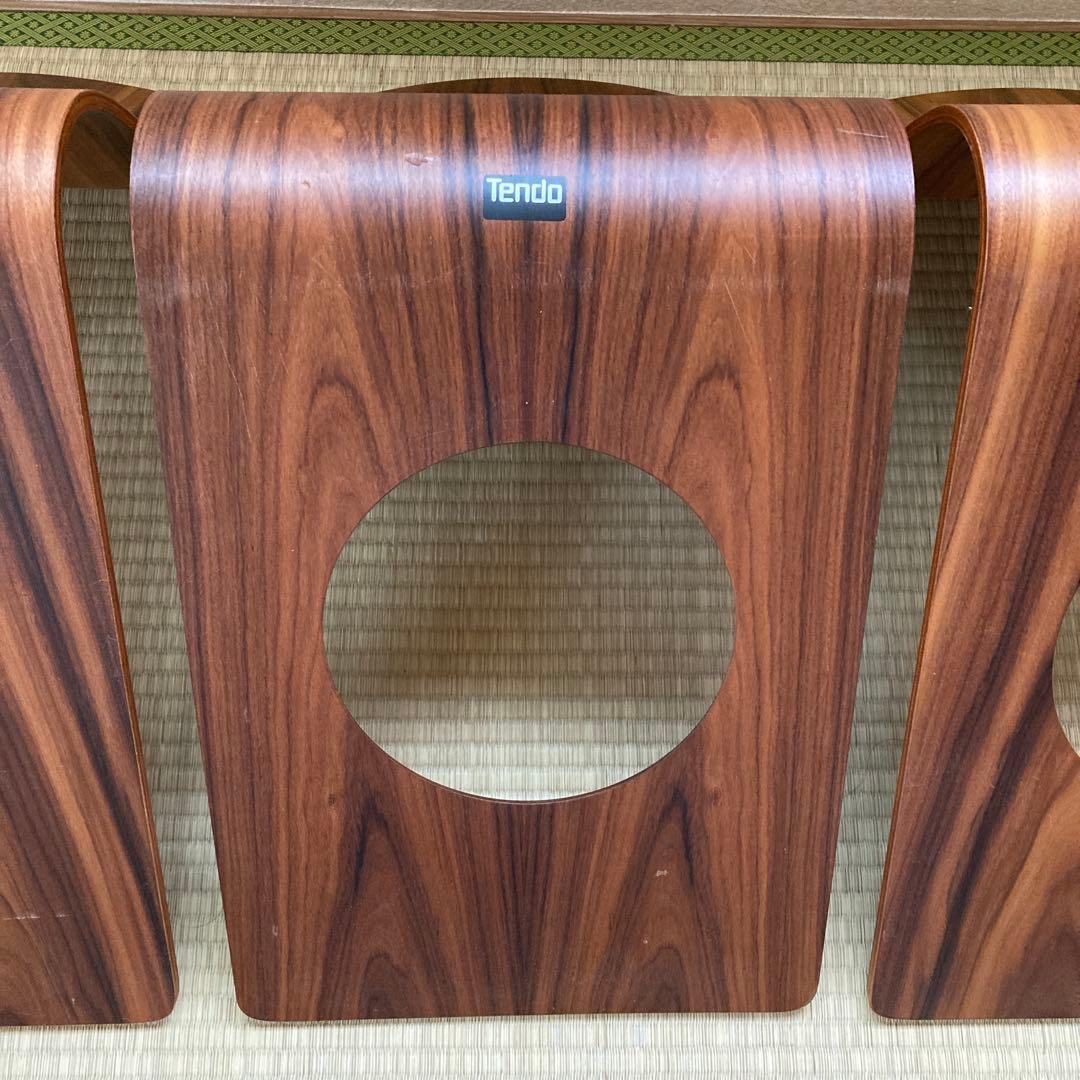 天童木工　座椅子3脚セット