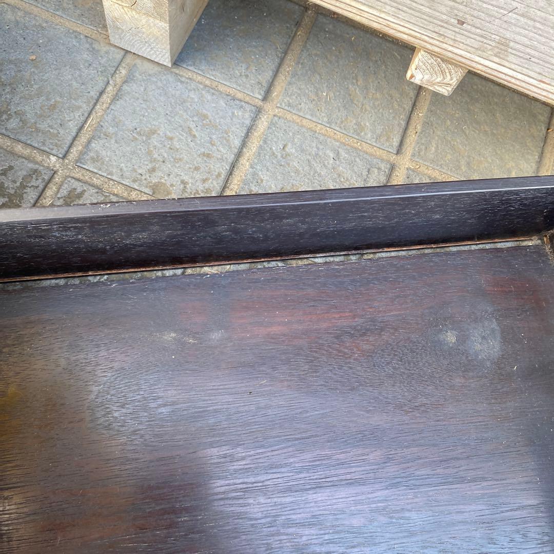 時代物 蒔絵飾り棚 紫檀 骨董品 古家具 店舗什器 箪笥 古美術