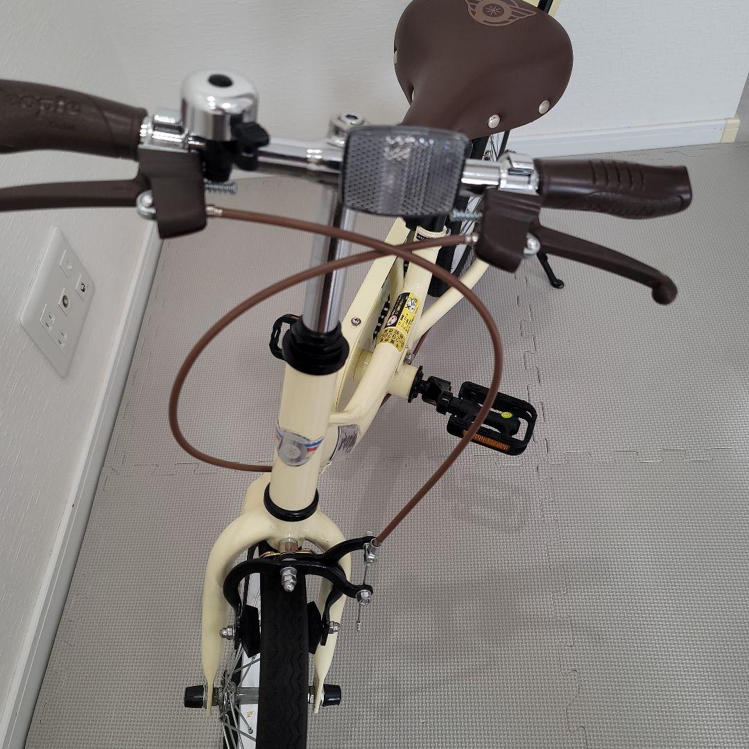 ケッターサイクルII アイボリー14 キッズプロテクター付き自転車 子供