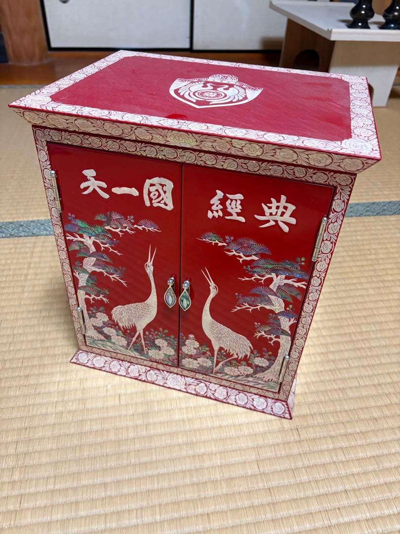 統一教会天一国経典3巻セット 螺鈿 漆器ケース付き