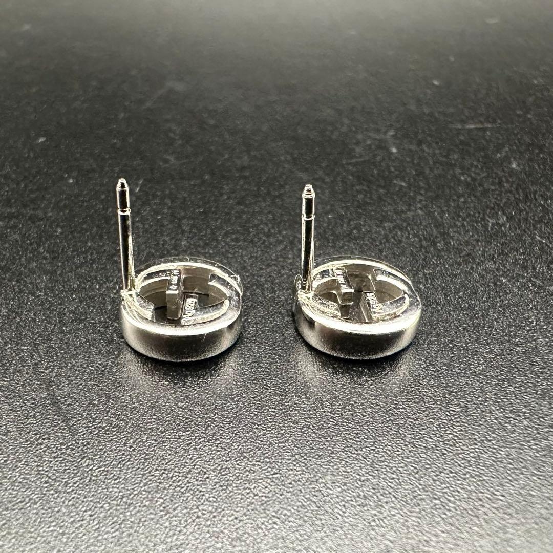 極美品✨　GUCCI　ピアス　インターロッキング　ロゴ　刻印　894