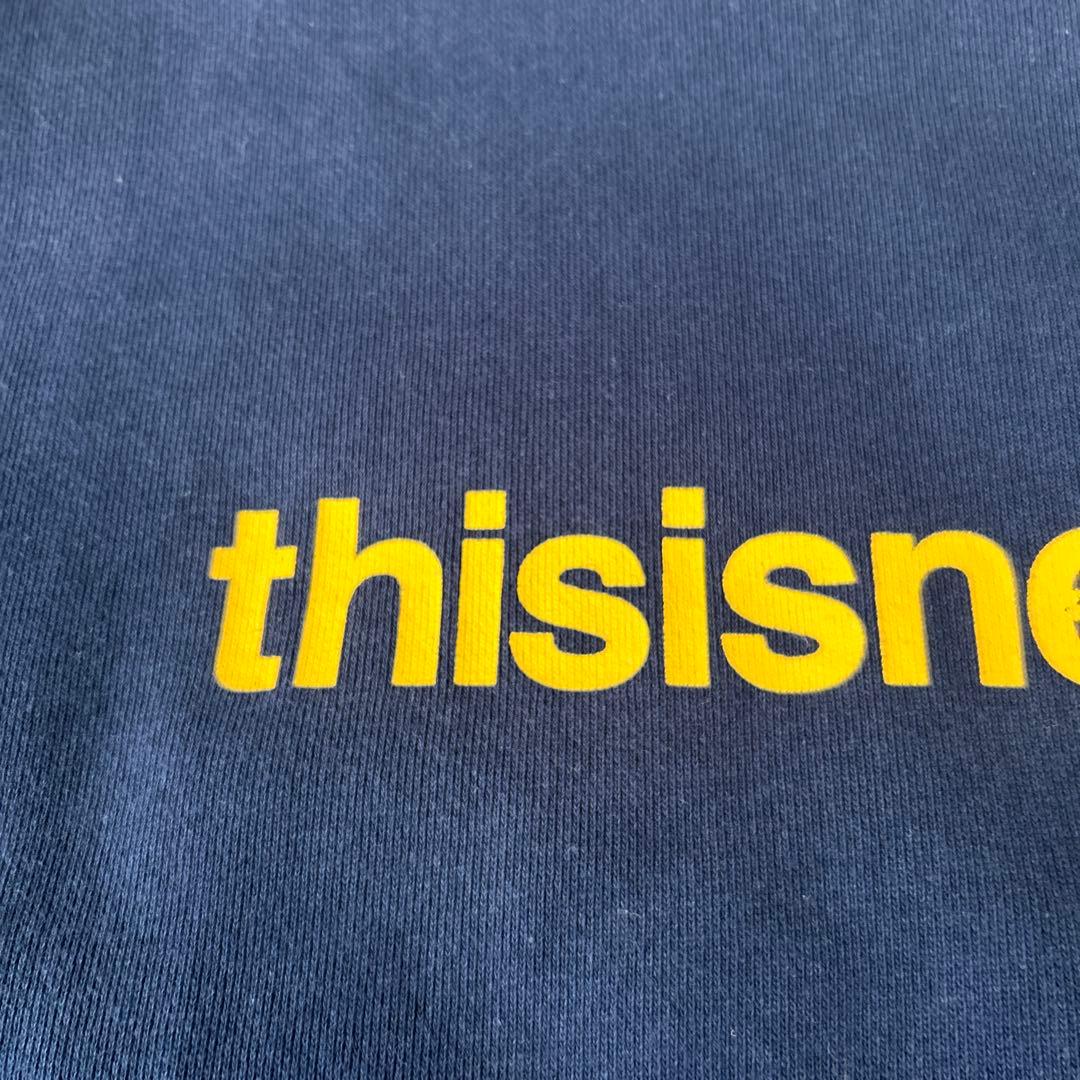 thisisneverthat ネバザ トレーナー スウェット ネイビー 紺