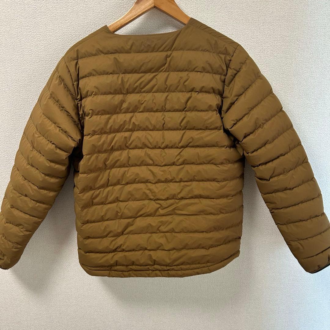 NANGA ナンガ　ホワイトレーベル　ダウンカーディガン　Sサイズ　coyote