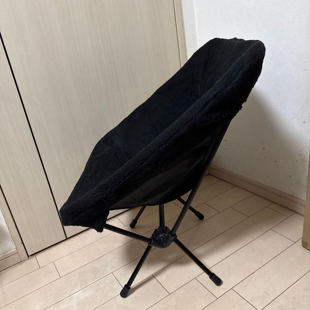 ヘリノックス　タクティカルチェア　ブラック　シートウォーマー付