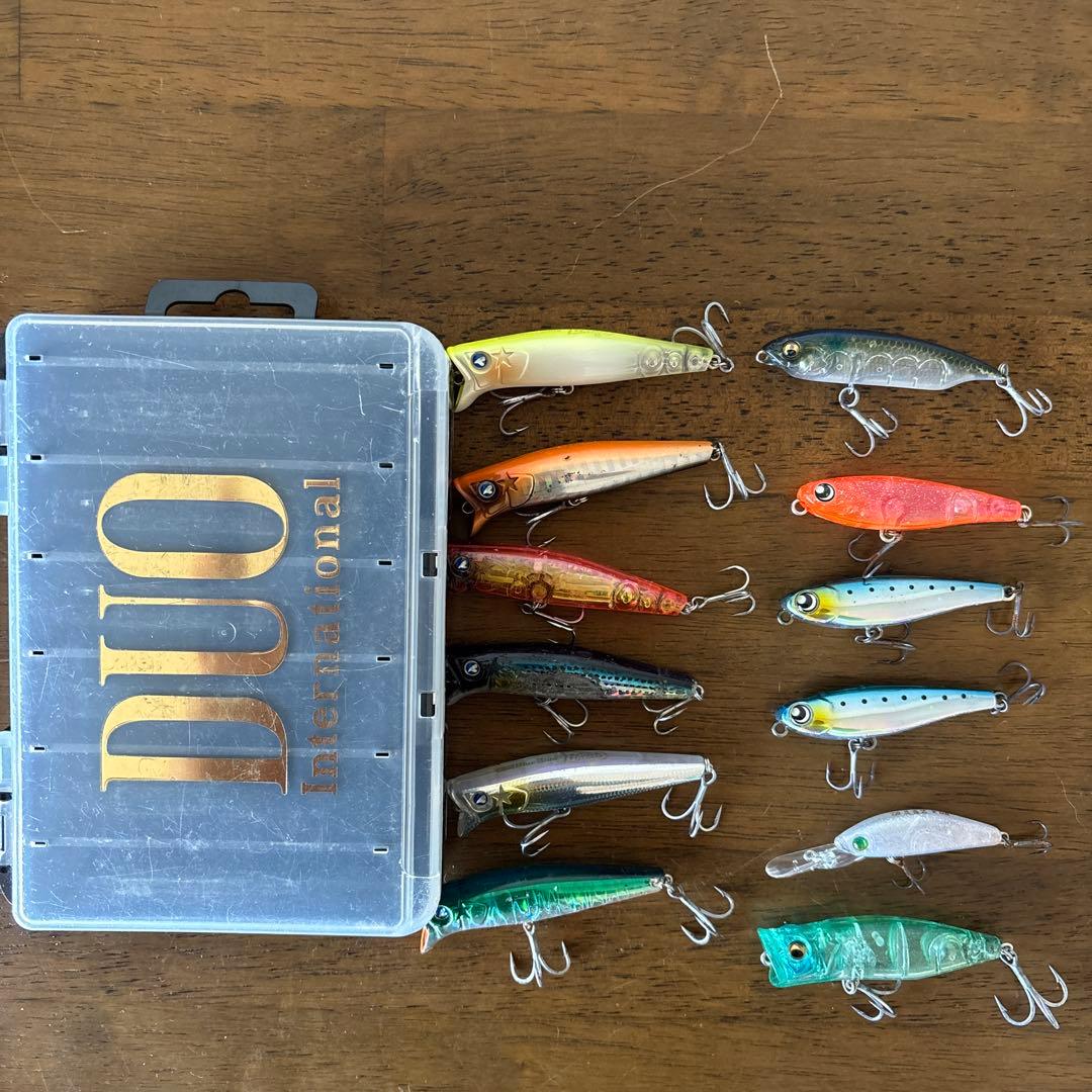 チニングルアーセット ガボッツ カラシSW 夕凪 ポッピングダック 夜霧Z