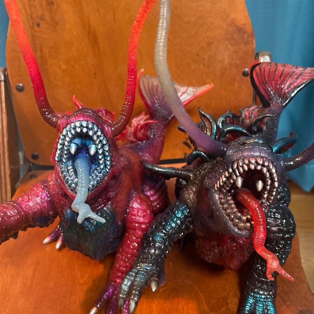 怪獣ギョー ソフビ フィギュア　2体セット　楳図かずお　アートストーム　訳あり