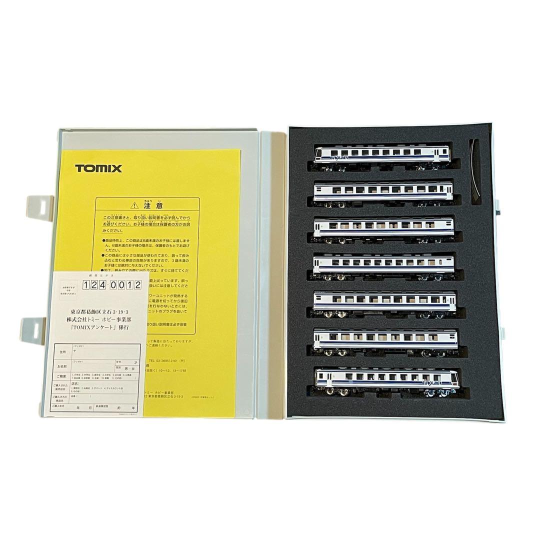 【美品✨】　TOMIX ユーロライナー　7両セット　Nゲージ　12系　フル編成
